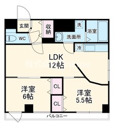 ロフティ岡田の物件間取画像